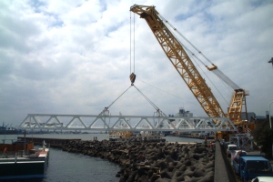 浮体式海釣り公園設置工事