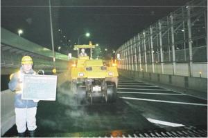 レインボーブリッジ橋面舗装打替工事