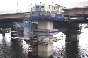 首都高速１号羽田線耐震補強工事（支承・連結装置耐震性向上工事1-36）