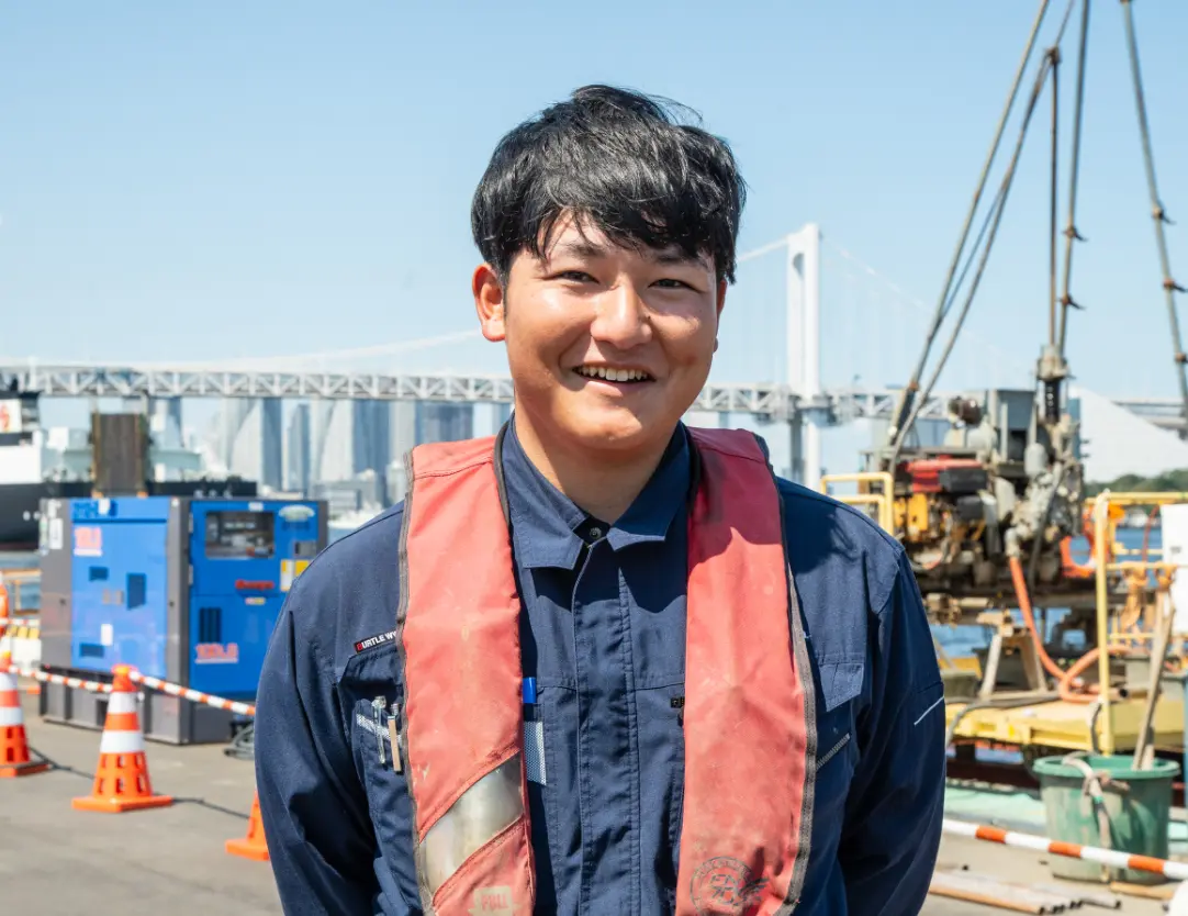社員インタビュー スケールの大きな仕事なら
古川組がうってつけです。
